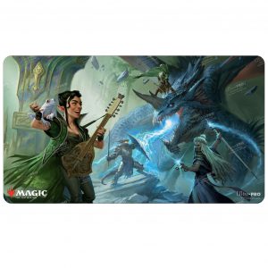 Adventures in the Forgotten Realms Playmat – The Party Fighting Blue Dragon