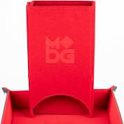 Metallic Dice Games Red Fold Up Dice Tower