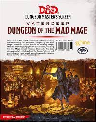 Dungeon Masterâ€™s Screen Waterdeep Dungeon of the Mad Mage
