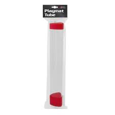 Playmat Tube with Dice Cap – Red