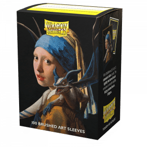 Dragon Shield Sleeves: Brushed Art – The Girl With The Pearl Earring  (Box of 100)