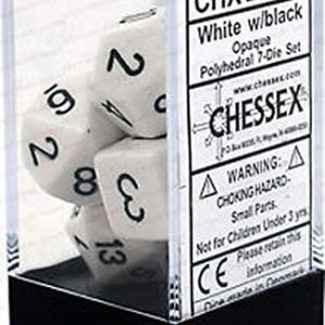 7 White/Black Opaque – CHX25401